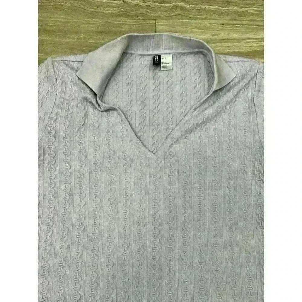 H&M Collared Bodycon Dress - Lavender - Size XL - Picture 3 of 6